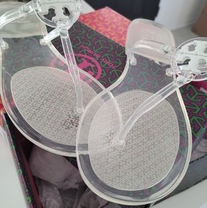 Tory Burch Mini Miller jelly thongs